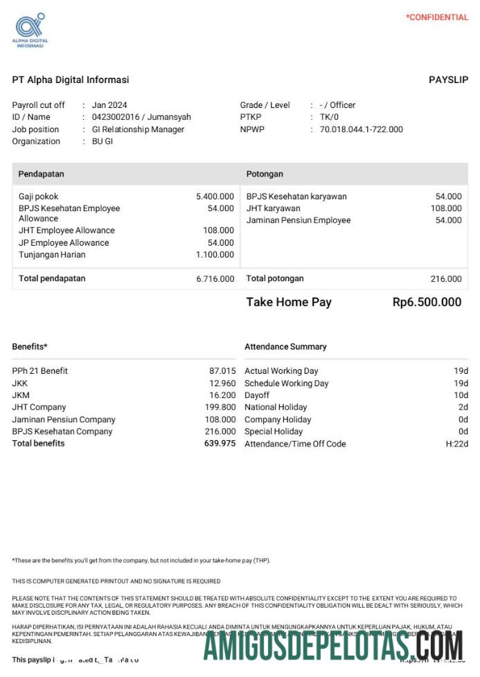 Realista Modelo de recibo de pagamento PT Alpha Digital Informasi em formatos Word e PDF.pdf, 1